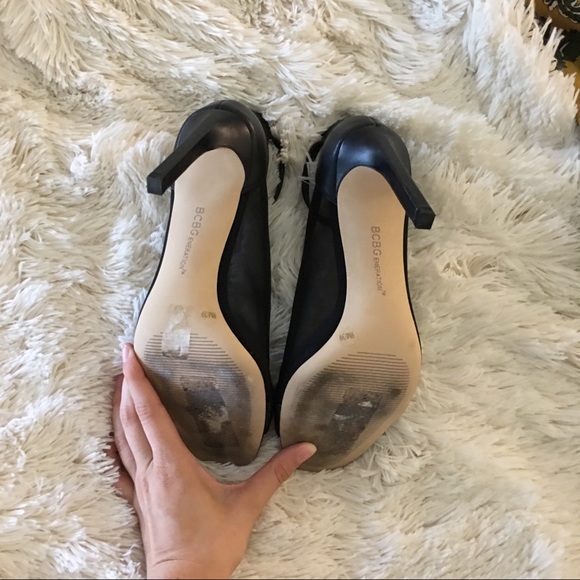 👌BCBGeneration • black mesh + leather stilettos - Picture 5 of 5